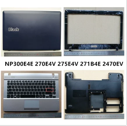 New laptop  for Samsung NP300E4E 270E4V 275E4V 271B4E 2470ev np270e4e  Top case lcd back cover / lcd front bezel frame/keyboard