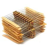 300pcs 1 ohm - 3M Ohm 1/2w Resistance Carbon Film Metal Resistors Resistance Assortment Kit Set 30 Values Resistor