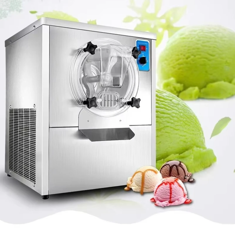 Commercia Batch Freezer Stainless Steel Table Top/Vertical Three Phase 110V/220V Italian Sundae Gelato Hard Ice Cream Machine