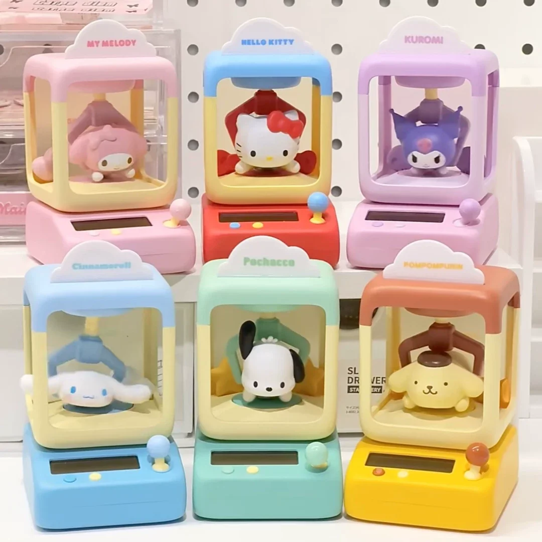 

Подлинная кукла-качалка, машина, серия, фотодинамическая слепая коробка, трендовая игрушка, настольные украшения, Hello Kitty Kuromi, детский подарок на день рождения