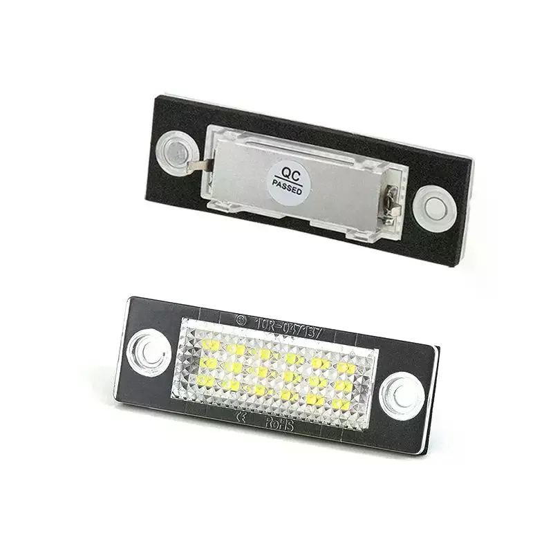 LED Number Plate Light for Touran Golf Plus Caddy Superb T5 Quick Replacement Car License Plate Lamp with Error Free Function