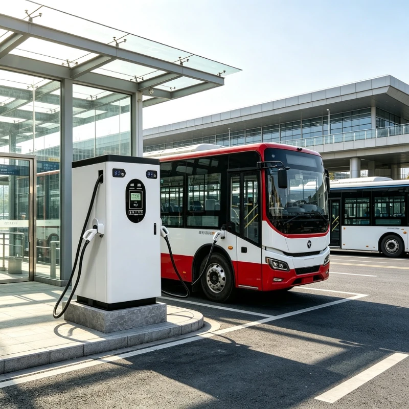 Fleet EV Charger 120KW CCS2 DC Fast Charging Station for Electric Vehicles Bus Depots Logistics Parks and Service Centers