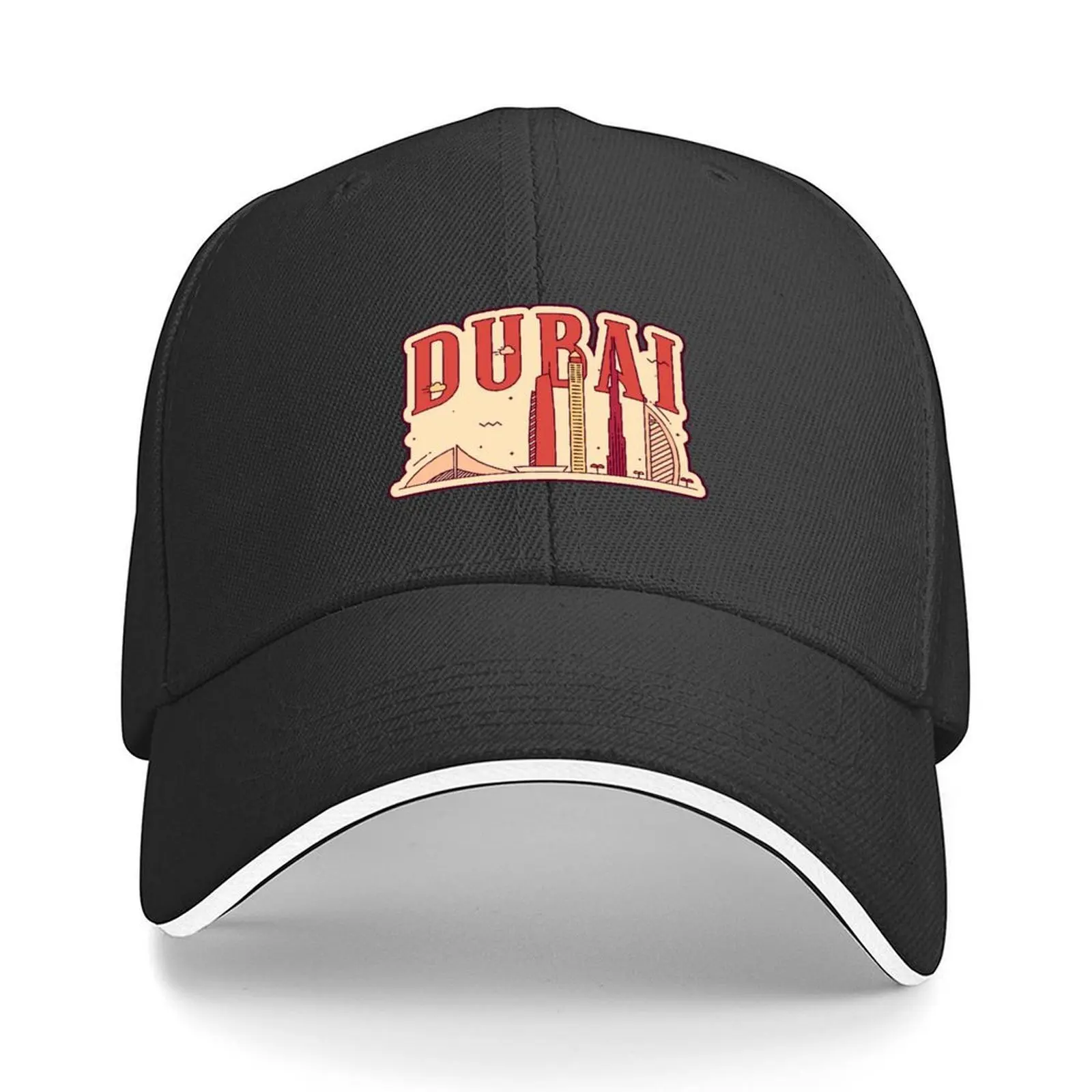 

Dubai city Baseball Cap Unique hats Hat Luxury Brand Military Tactical Cap Fashion Beach Woman Men's