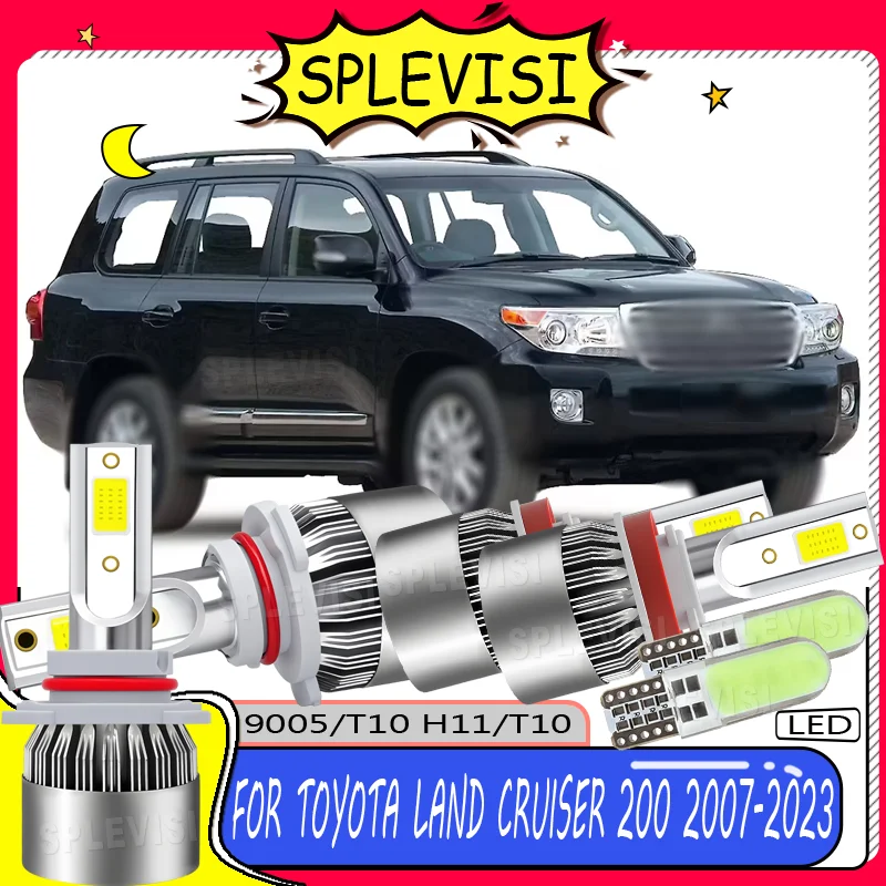 

Wide Beam Angle No Dark Spots Headlight High Low Beam For Toyota Land Cruiser 200 2007 2008 2009 2010 2011 2012 2013 2014-2023