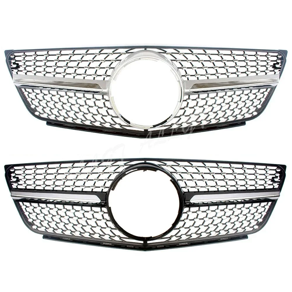 Front Grill Center Hood Modified Grille Vent Bumper For W245 Mercedes-Benz B-Class B170 180 B200 B150 B160 2009 2010 2011