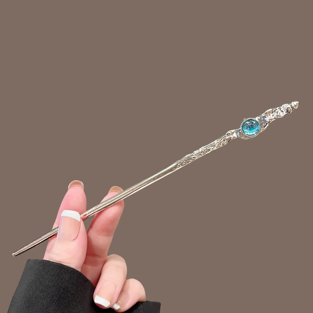 2 قطعة مشبك انتزاع صغير ذهبي أنيق فاخر للنساء مجموعة الماس المتلألئ مناسبة للارتداء اليومي شعر مضفر أغطية رأس عصرية #3