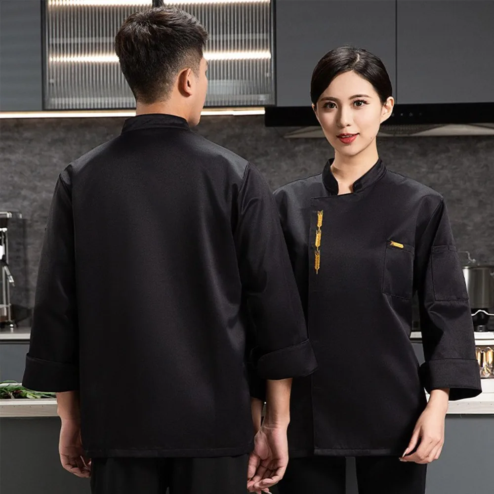 유니섹스 반팔 셰프 상의 - 남녀 공용 통기성 메쉬 백 키친 셔츠, 레스토랑용 전문 요리사 유니폼