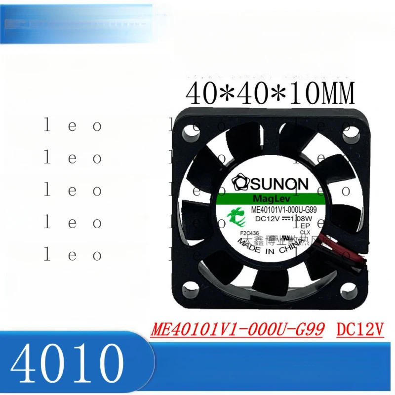 for SUNON ME40101V1-000U-G99 4010 12V ultra-quiet cooling fan for video recorder 4cm