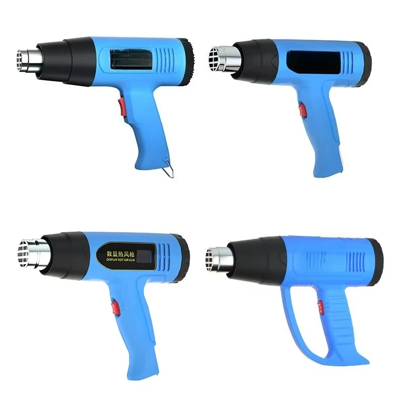 

Пистолет горячего воздуха 2000 Вт, пистолет для выпечки, автоматический пистолет для выпечки пленки с постоянной температурой, два вентилятора с регулировкой температуры