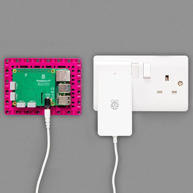Raspberry Pi Build HAT Expansion Board | SPIKE Electronic Building Block Sensor Driver Board RP2040