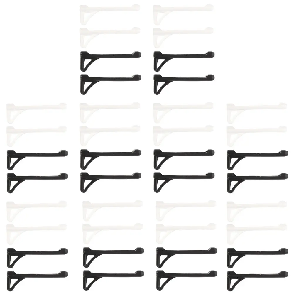 

20 пар противоскользящих силиконовых держателей для очков, удобные фиксаторы для спорта, бега, плавания и активного отдыха на природе