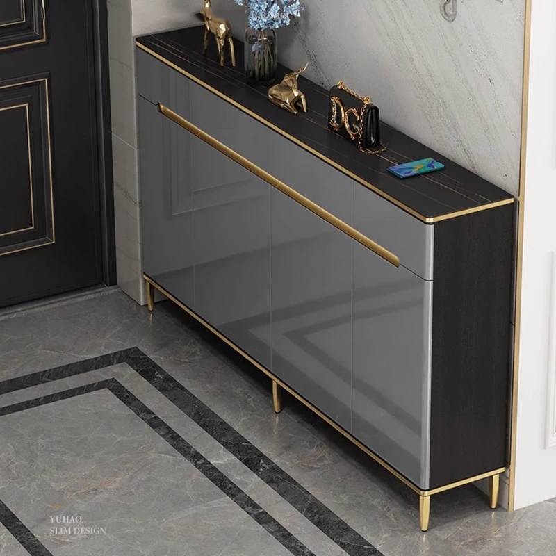 Storage Organizer Shoe Cabinet Mobile College Dorm Essentials Vertical Modern Box Shoe Shelf Display Muebles Hotel Furniture