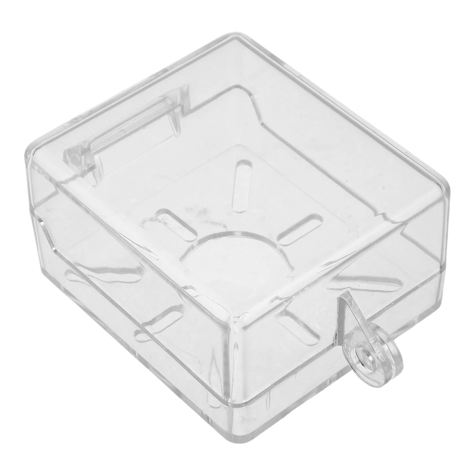 

Transparent Lock Cover For Push Button Switches Waterproof Dustproof Protective Case For Wall Outlet Emergency