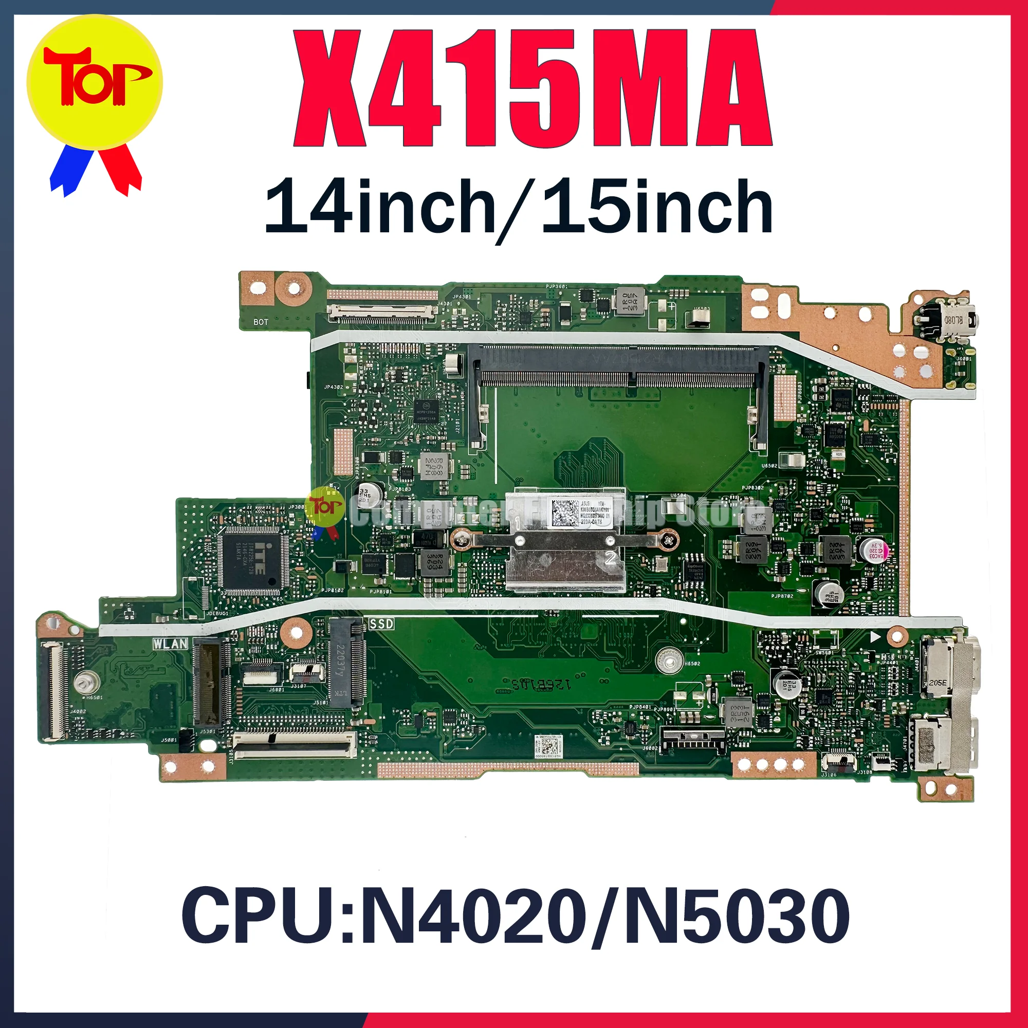 

KEFU Mainboard For ASUS X415MA X515MA P1511CM P1511CMA F415MA F515MA Laptop Motherboard N4000 N4020 N5000 N5030