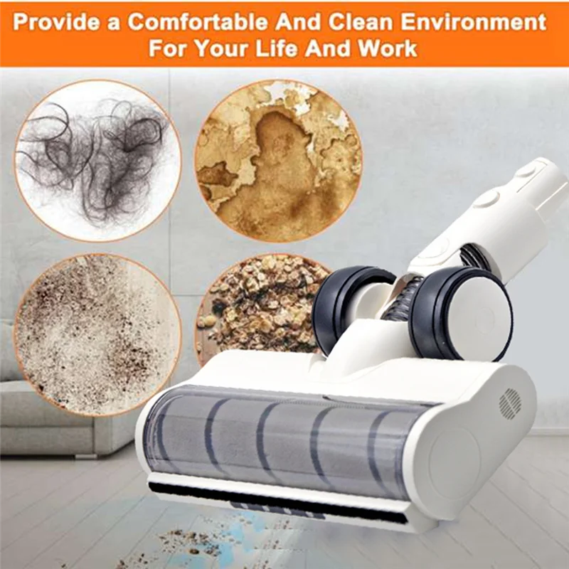 

B98A-Vacuum Floor Brush Head For Dreame R10 R20 R30 T20 T30 Vacuum Cleaner Accessories Carpet Roller Brush Head B