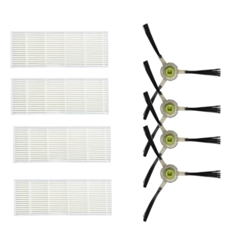 BAAO-8PCS Replacement Parts For Lefant M210 M210S M210B M213 Vacuum Cleaner Accessorieshepa Filter Side Brush