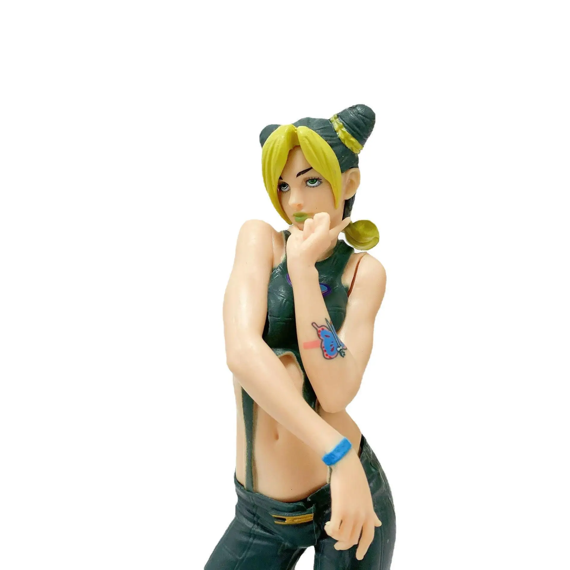 JoJo\'s Bizarre Adventure Stone Ocean figura de Anime Jolyne Cujoh figura de acción modelo de PVC estatua colección muñeca juguetes regalo, 17cm