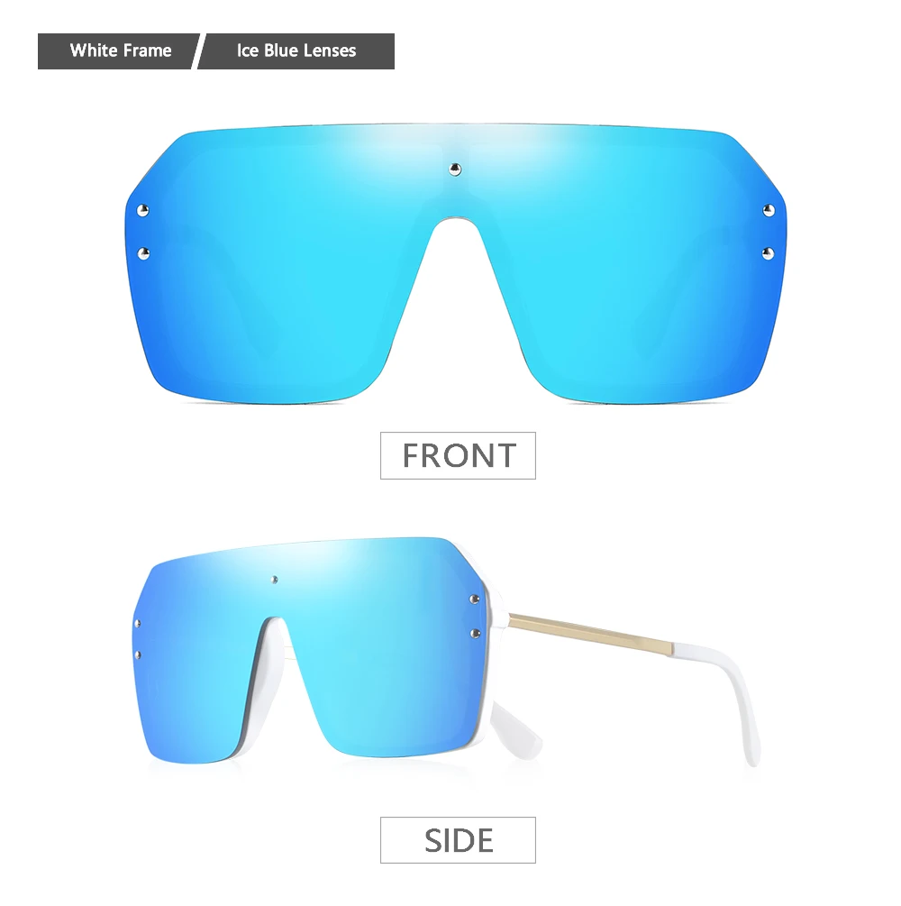 CRIXALIS Übergroße Quadratische Randlose Sonnenbrille Männer Outdoor Sport Reisen Klettern Sonnenbrille Männlichen Mode Brille Shades UV400 – Detail 8