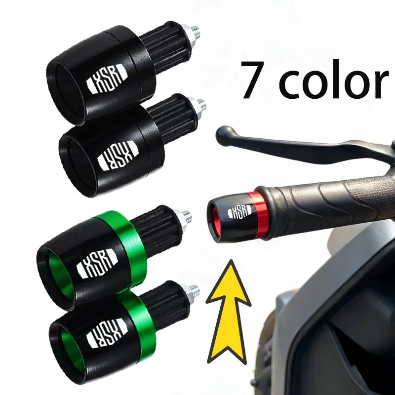 

7/8" Motorcycle For YAMAHA XSR700 XSR 700 XSR900 XSR 900 XSR125 155 Universal Handlebar Grips Handle Bar Cap Ends Plug Slider