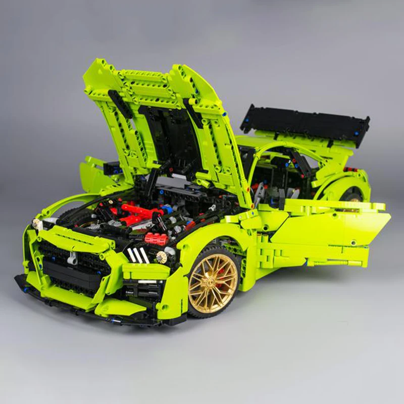 MOC 165802 Technical Sport Car Building Block GT500 Compatible 42115 Speed Vehicle Bricks Educational Toy Christmas Gift For Kid