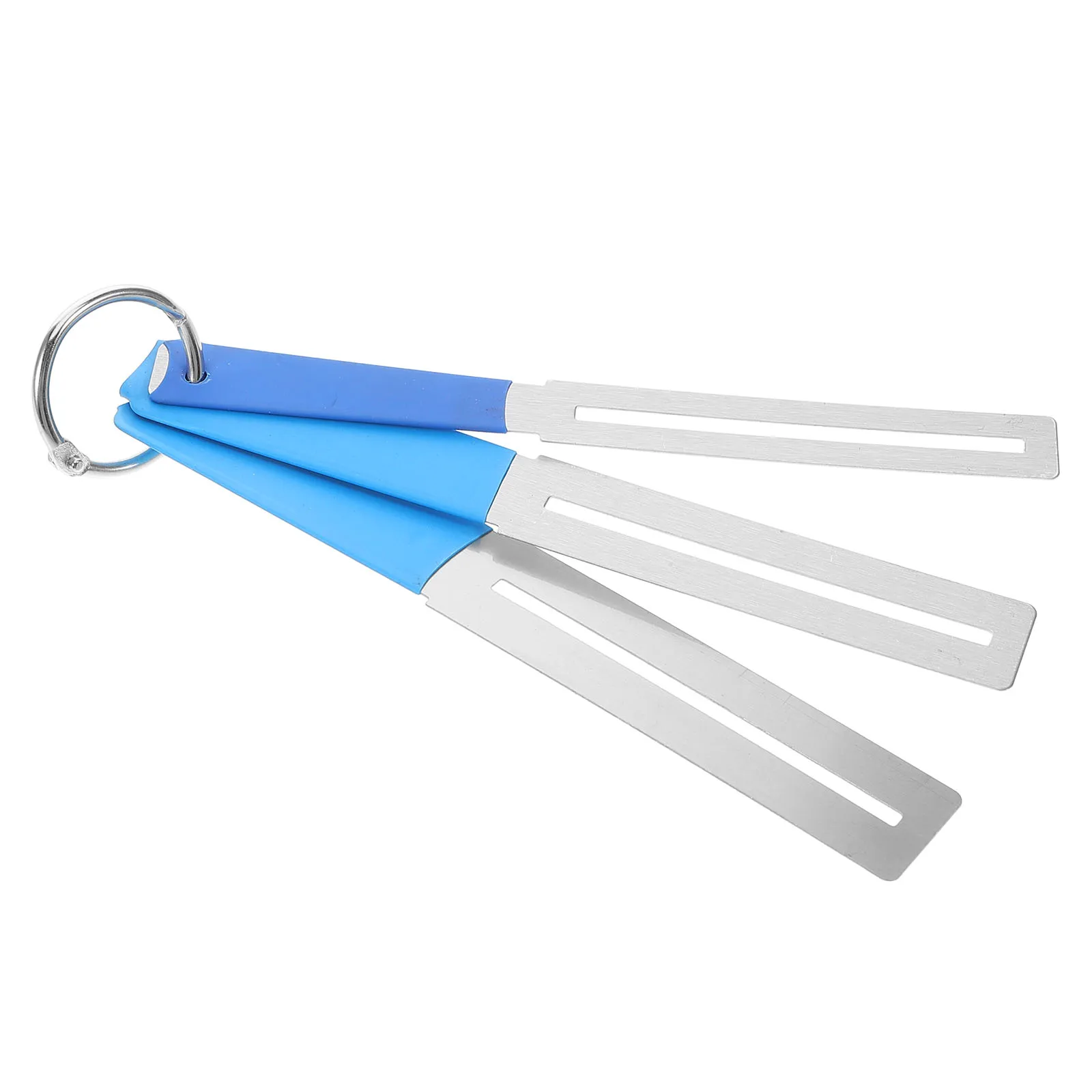 

3 Pcs Set Bass Fretboard Guards Finger Luthier Tool Gasket Fingerboard Protector Blue