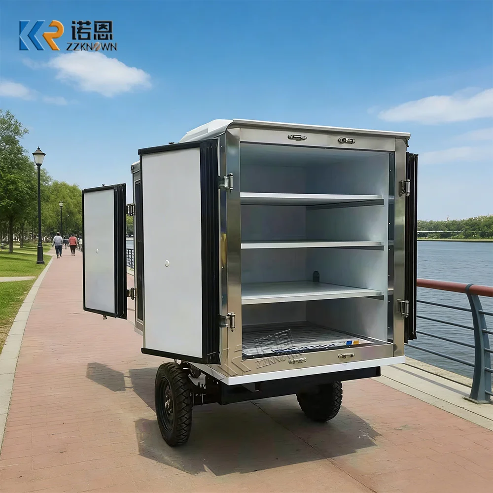 Durable Fast Cooling Cold Storage Truck Intelligent Control Portable Refrigerated Trailer for Frozen Food Delivery
