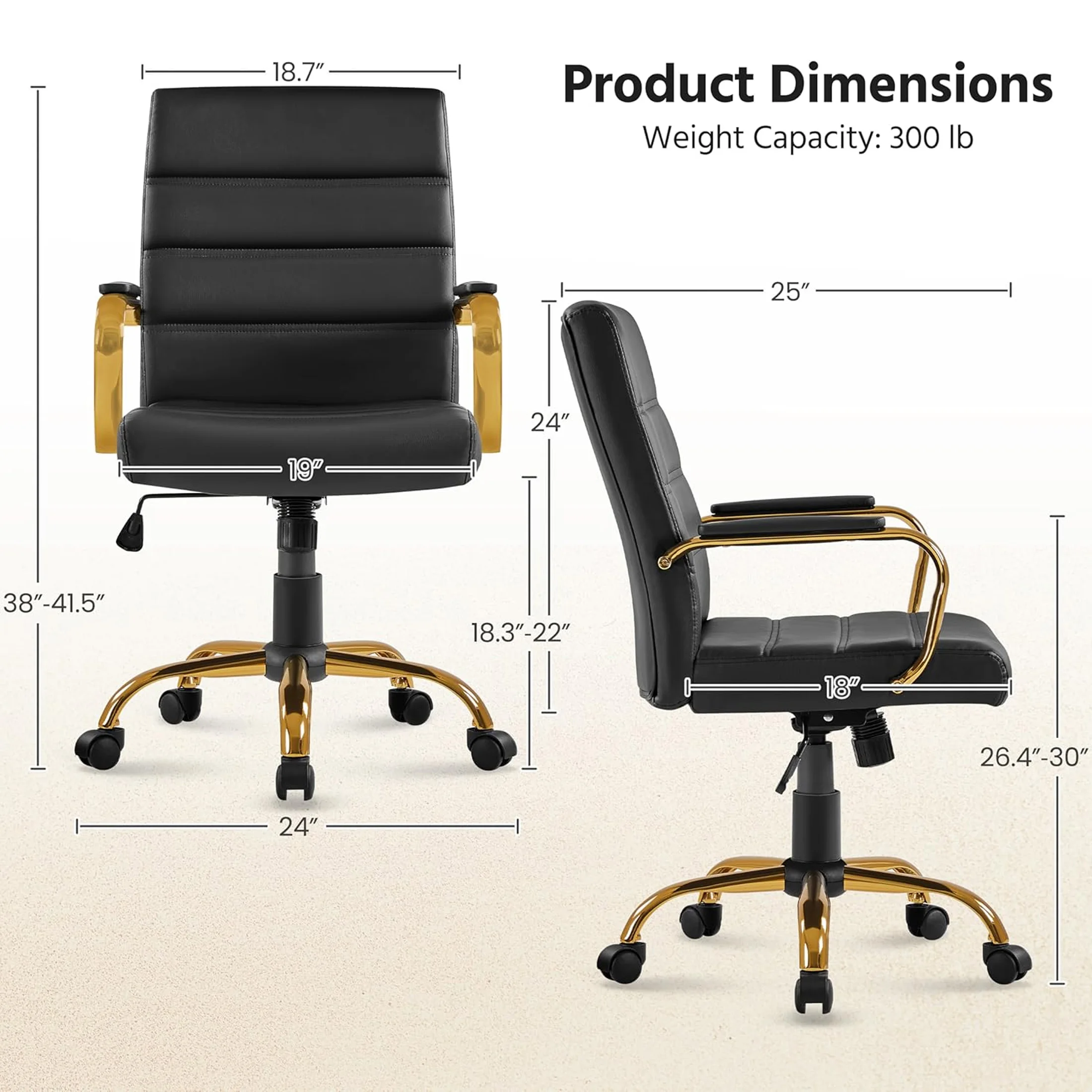 Mid-Back Office Chair, Ergonom - đánh giá và giá Task Chair Mid Back