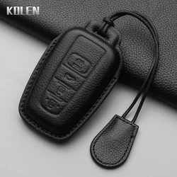 Leather Car Remote Key Case Cover Shell For Toyota Prius Camry Corolla CHR C-HR RAV4 Land Cruiser Prado 2 3 4 Button Accessories