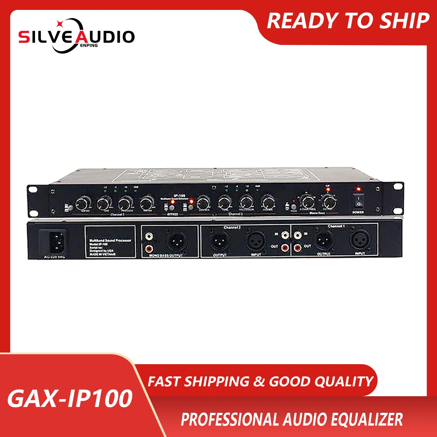 GAX-IP100 Professional audio equalizer Power equalizer dj equipment professional sound equipment