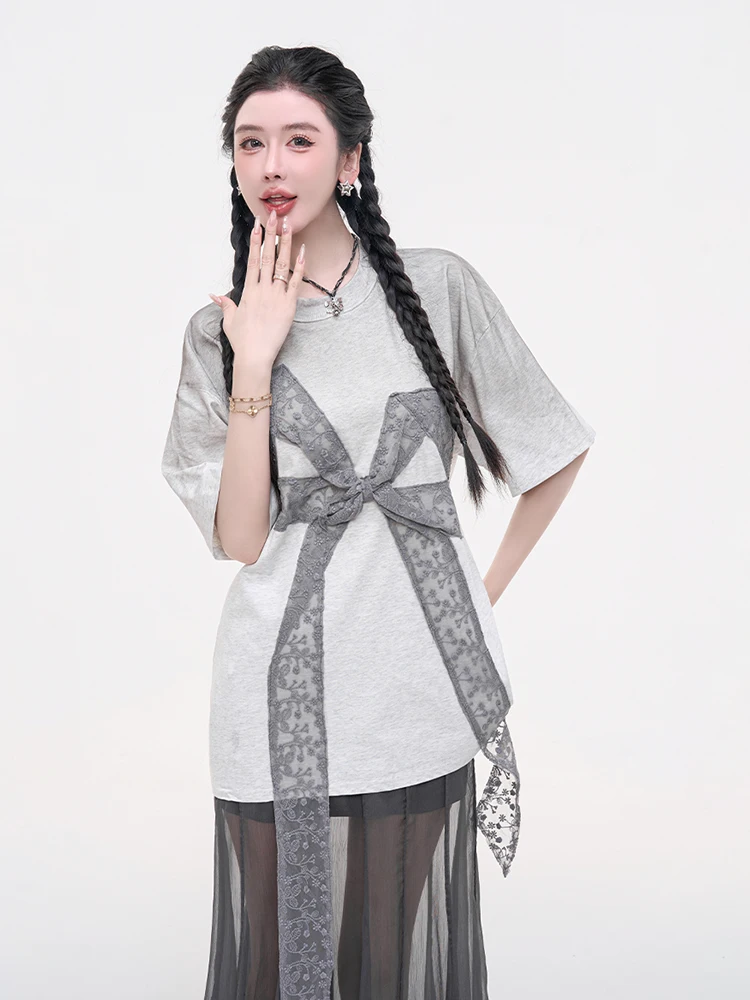 

Женская футболка в американском ретро-стиле с круглым вырезом и принтом, летняя новинка, свободный крой, уличный стиль