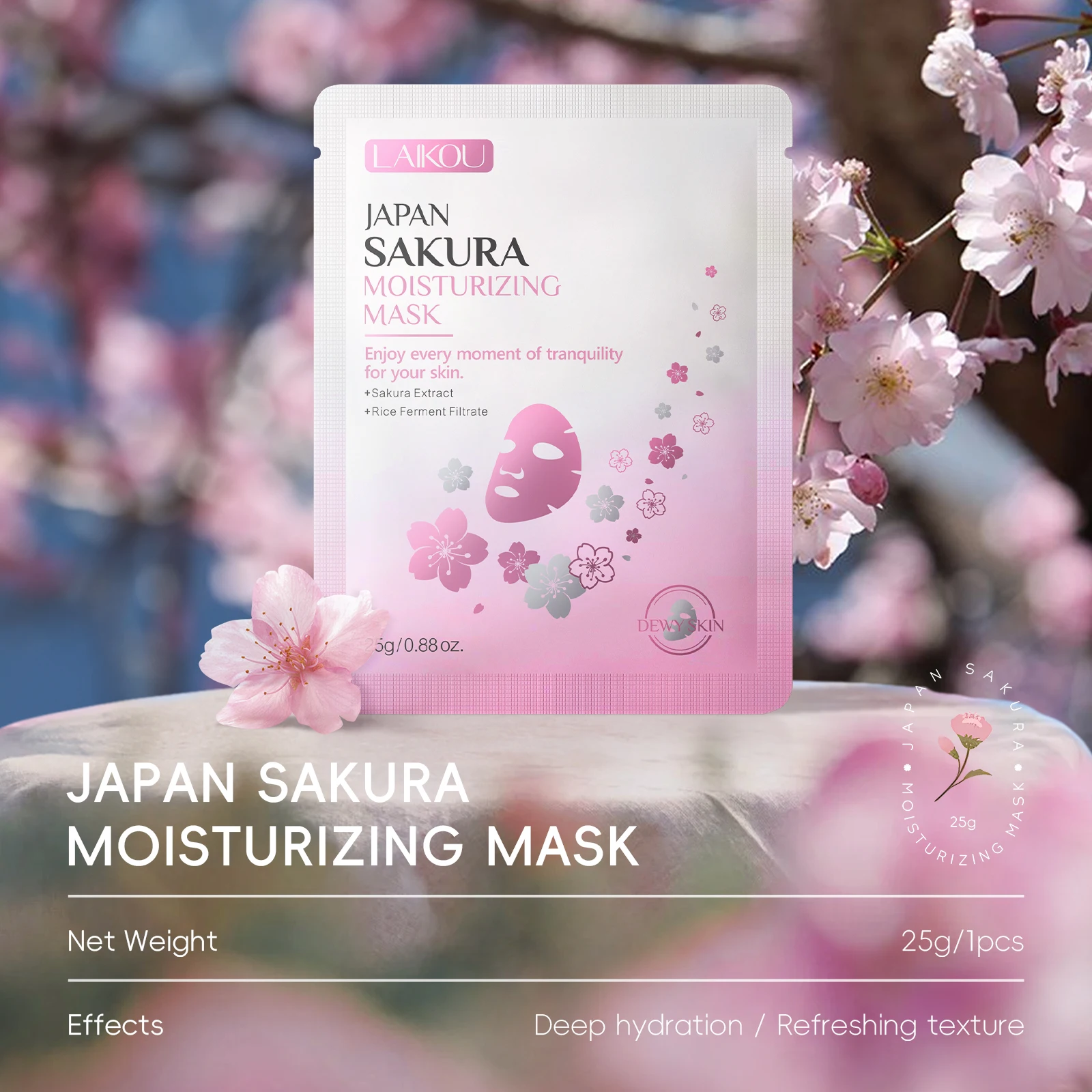 LAIKOU Japan Sakura Moisturizing Mask 5