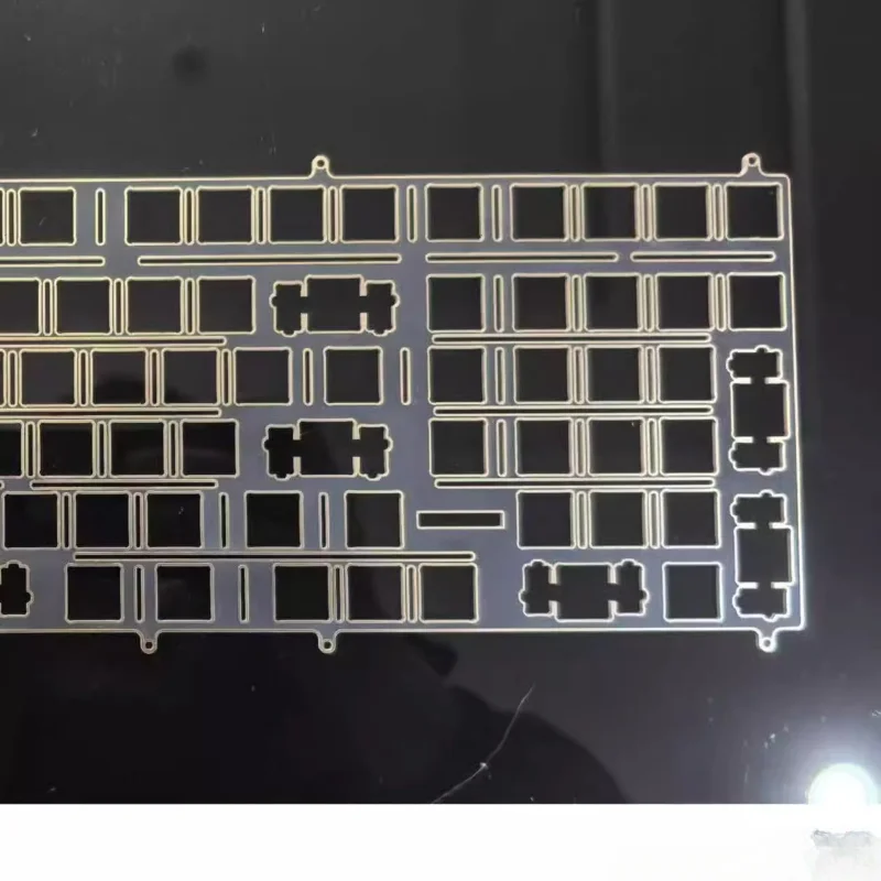 Teclado scc100 original fr4, placa de posicionamento dourada de imersão personalizada para teclados mecânicos, acessórios para jogos diy