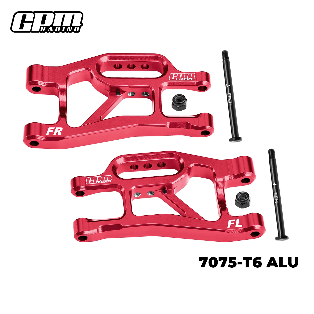 Brazo de suspensión inferior delantera de aleación GPM 7075-T6 para TRAXXAS MINI SLASH 4X4-108164-1