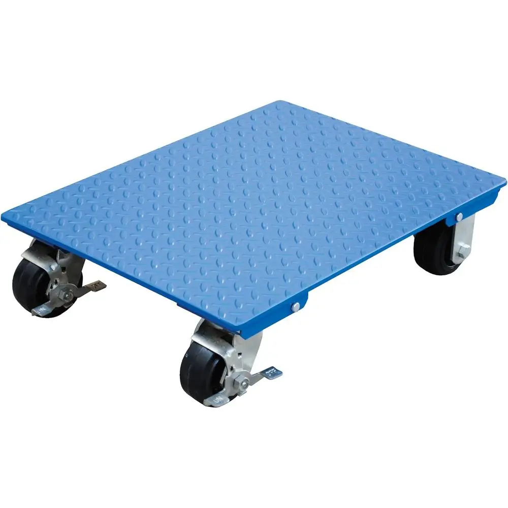 

Steel Plate Dolly, 1200 lbs Capacity, 24 x 18 x 6 Deck, Blue