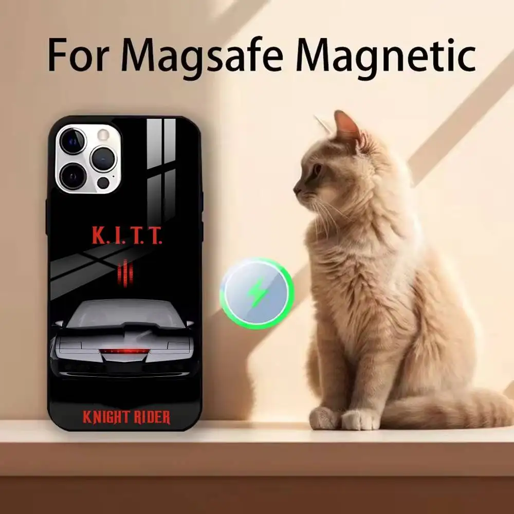 KITT Car Knight Rider  Phone Case For iPhone17,16,15,14,13,12,11,Pro,Max,Plus,,SE4,Magnetic Charging Compatible - view 3