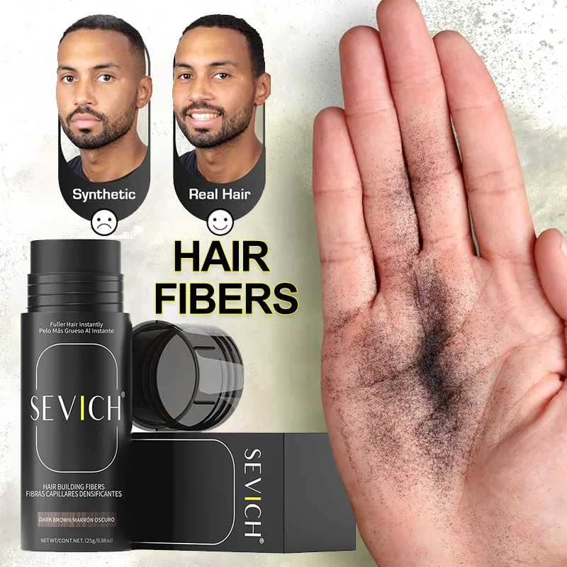 SEVICH Hair Fiber Powder 30g- Instant Thickening, Dense Hair, Wind/Sweat-Proof, 24H Hold, for Thin Hair