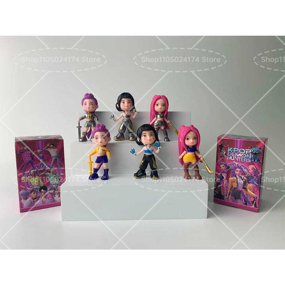 2026NEW Kpop الشيطان هنتر رومي زوي ميرا أنيمي جمع دي شخصية دي كلورورو دي بولي فينيليكو بارتيجاس دي إسكريتوريو ريجالو