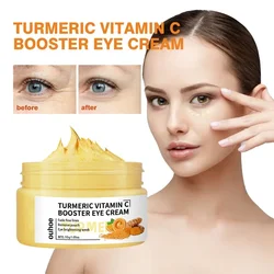 Açafrão Vitamina C Repair Eye Cream, Remover círculos escuros, Melhorar as linhas finas, Clareamento, Hidratante, Cuidados com a pele firme