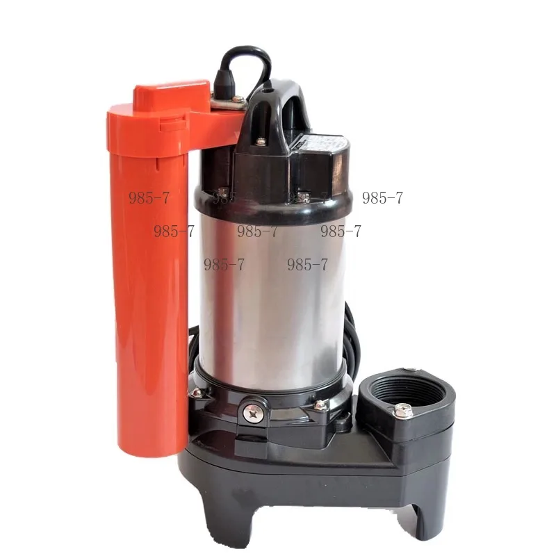 Automatic Waterproof Sewage Submersible Pump, Pond Water Circulation Filter Pump for Fish Culture