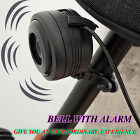 New USB Charging Loud Sound BMX MTB Bike Safety Anti-theft Alarm For Scooter Bicycle Bell Electric Horn With Alarm Waterproof