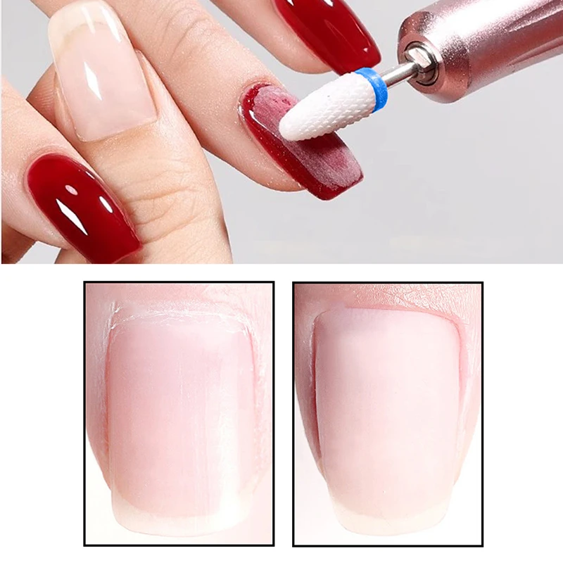 5Pcs Nail Drill Bits For Electric Drill Manicure Pedicure Tools Nail Polishing Machine Accessories Equipment