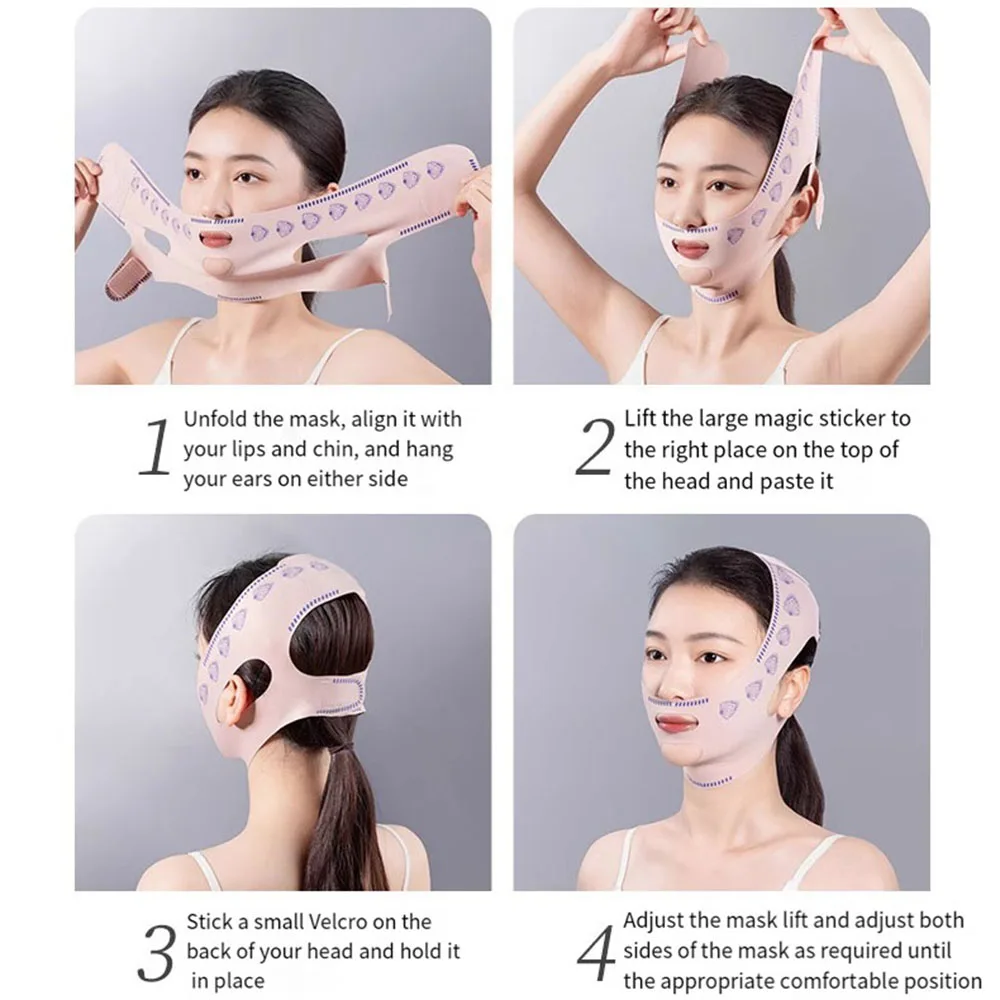 Face Shaper V-Line Face Slimming Bandage Chin Cheek Lift Up Belt Facial Massage Strap Lifting Mask Anti Wrinkle Skin Care Beauty