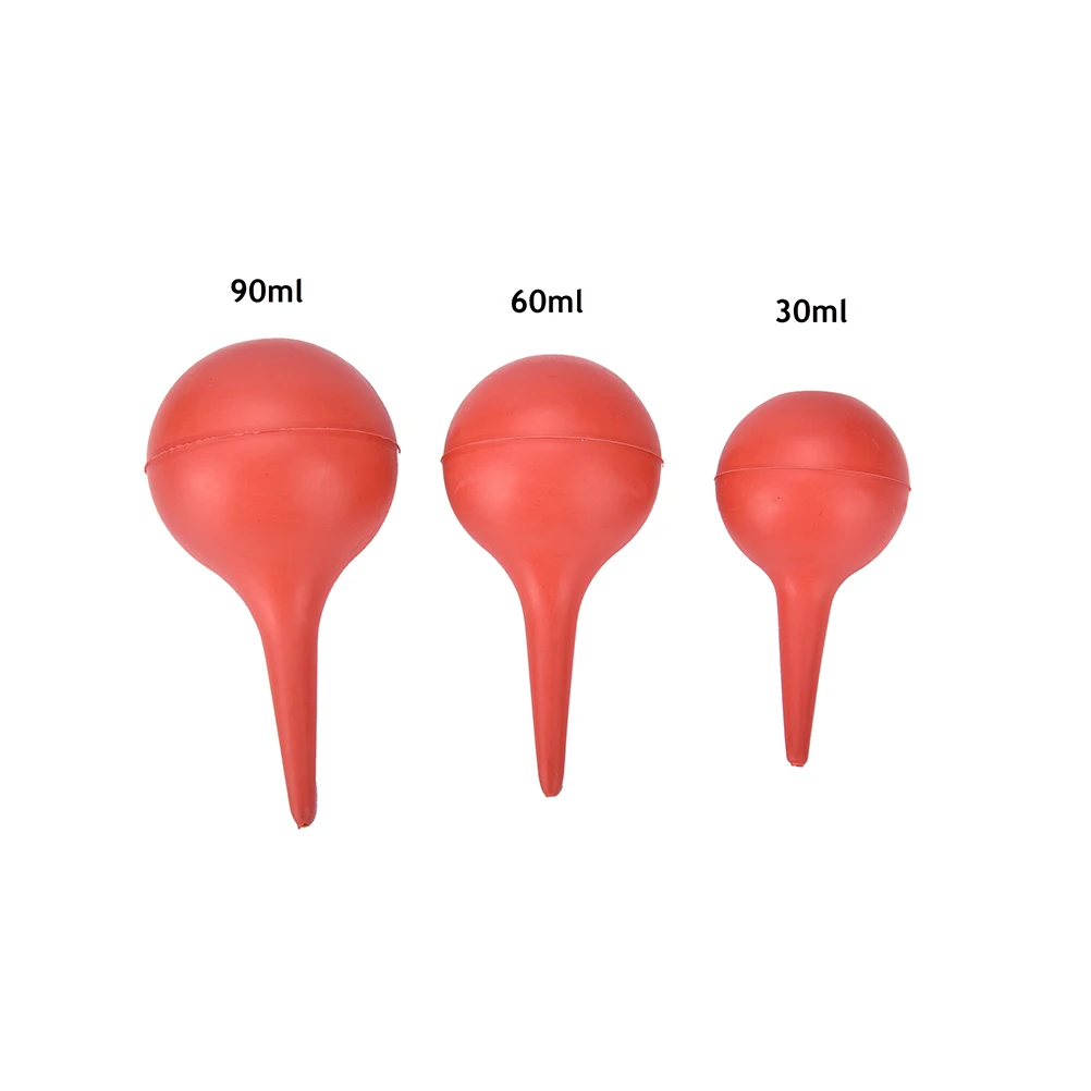 30/60/90 Laboratory Tool Rubber Suction Ear Washing Syringe Squeeze Bulb