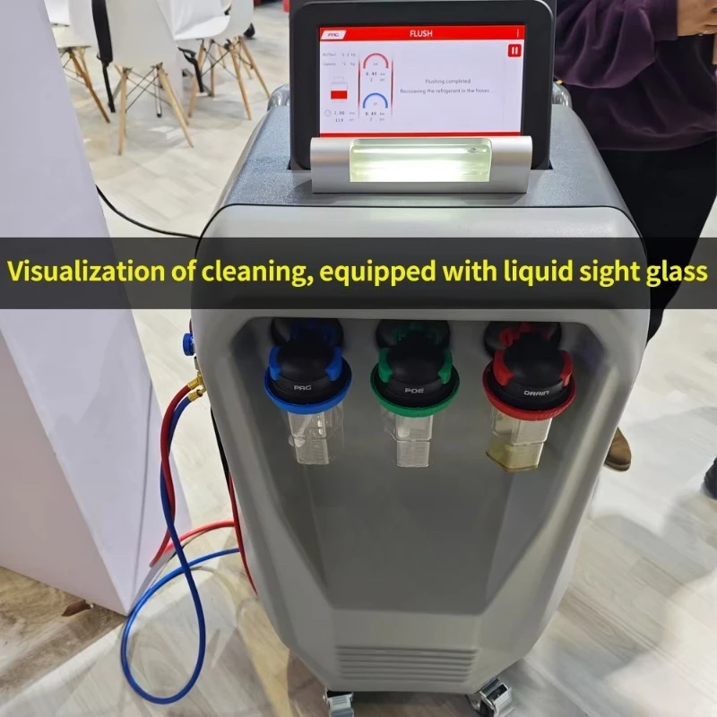 

Automobile Ac Flush Machine Automatic R134a air Conditioning Equipment Pipe Cleaning