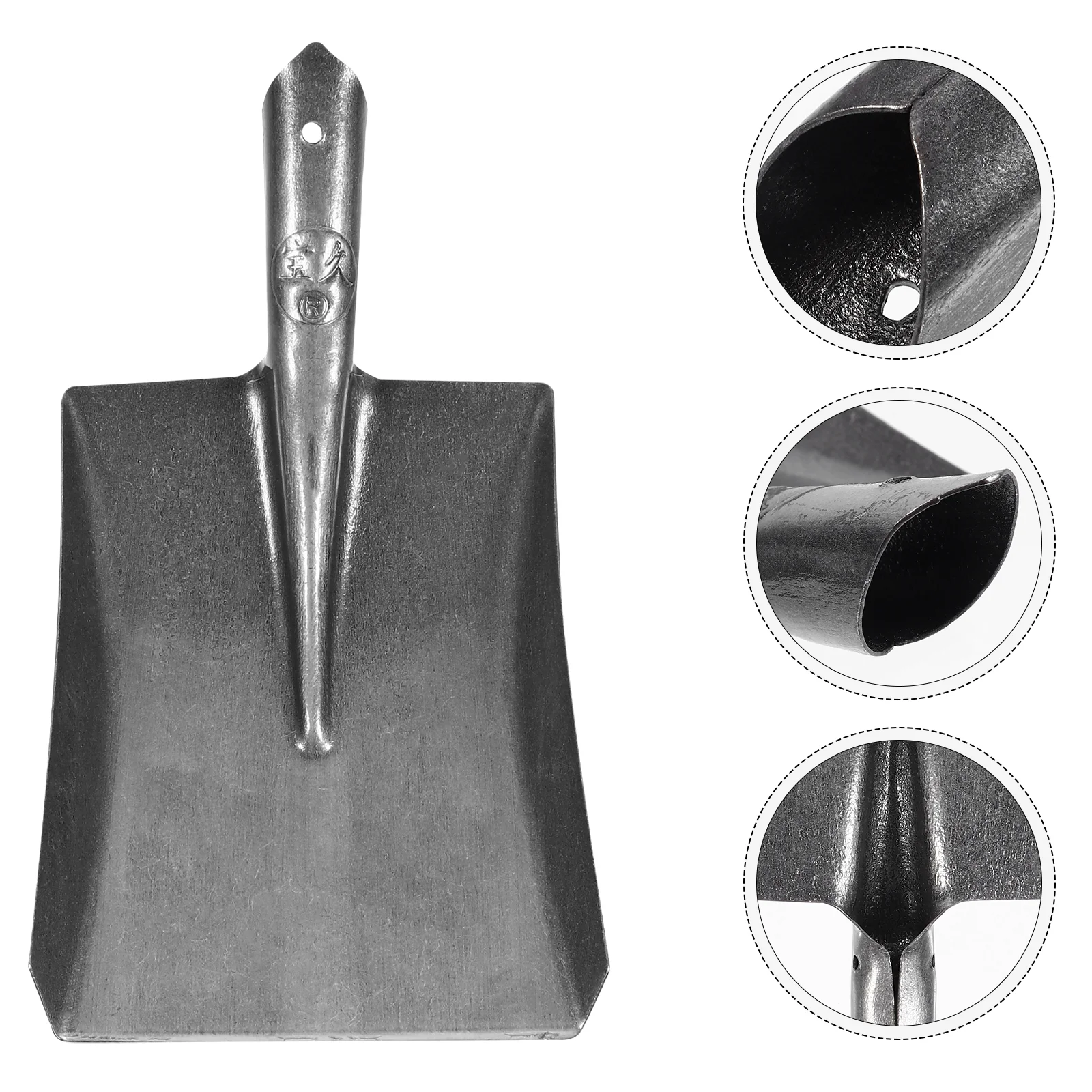 Garden Metal Steel Spade Snow Digging Flat Duty Heavy Portable Hand Coal Construction Camping Hiking Tools