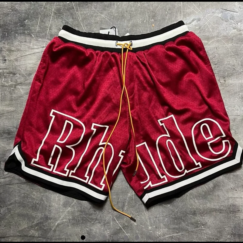 

Мужские спортивные шорты RHUDE 2026ss: летние, свободные, дышащие, повседневные, в американском стиле