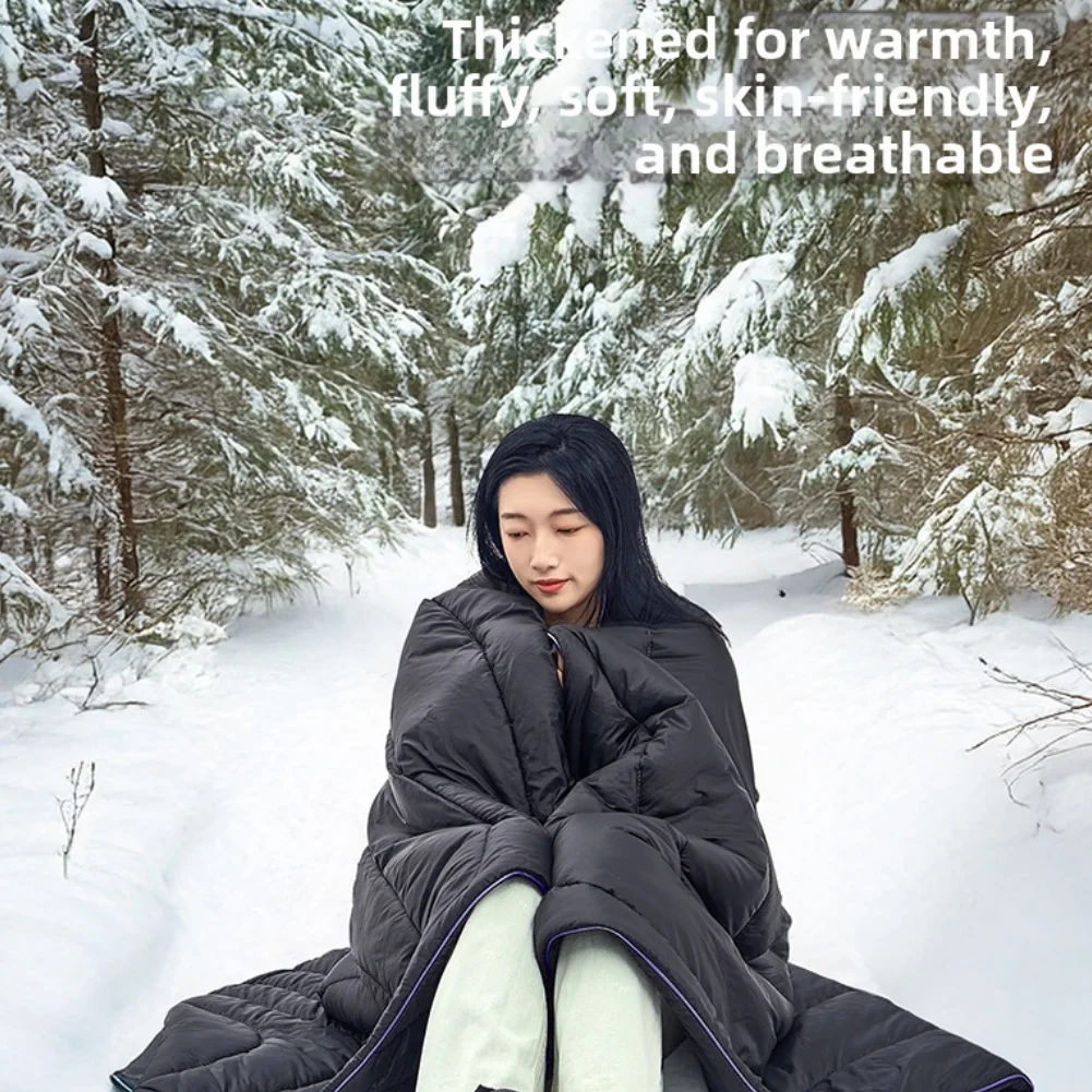 

Подушка для пикника для кемпинга, пуховое хлопковое портативное утолщенное теплое водонепроницаемое влагостойкое одеяло, дорожное одеяло, аксессуары