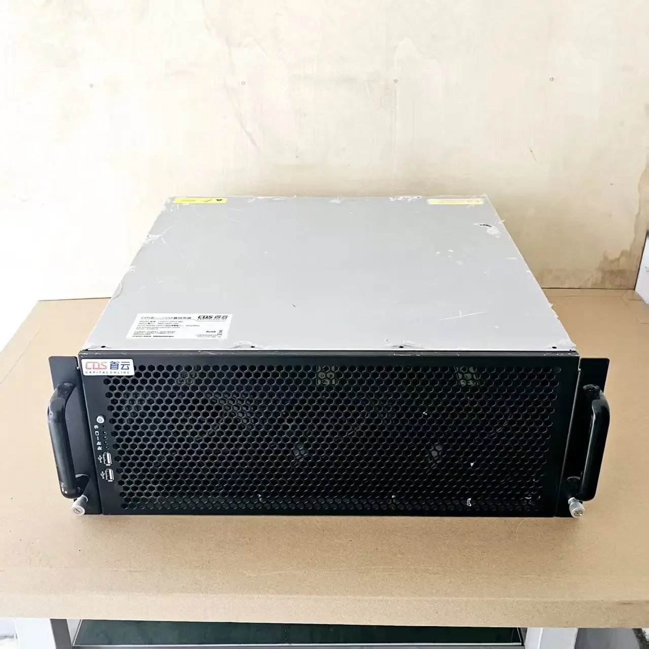 4U 43cm Short Rackmount Chassis, Dual Redundant Power Supply, EATX Industrial Server Case for Simulation Workstation