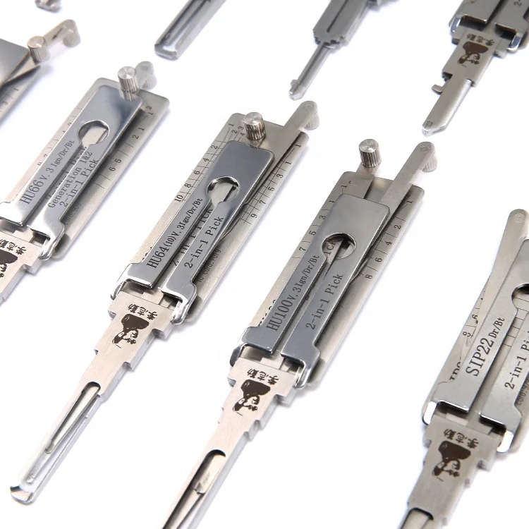 منتج جديد من أدوات فتح الصلب والبلاستيك مجموعات أدوات قطف الأقفال للسيارات الأوروبية #3