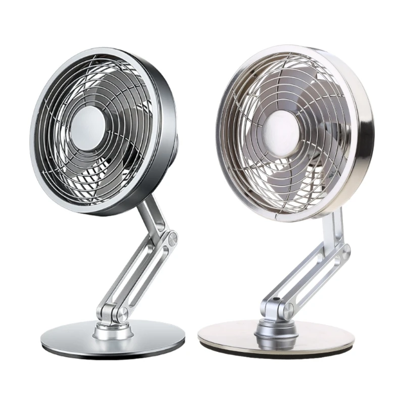 Desktop Fan 3Speed USB 5V 4W Summer Cooling Fan Quiet Adjustable Height